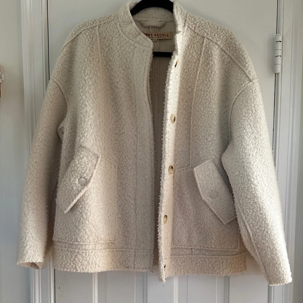Free People Willow oversized bomber jacket - Picture 1 of 4
